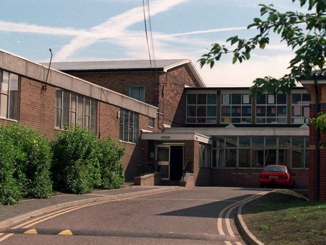 Intake  High School pictured in July 1999. Former pupils included Spice Girl Mel B and actress Angela Griffin.
