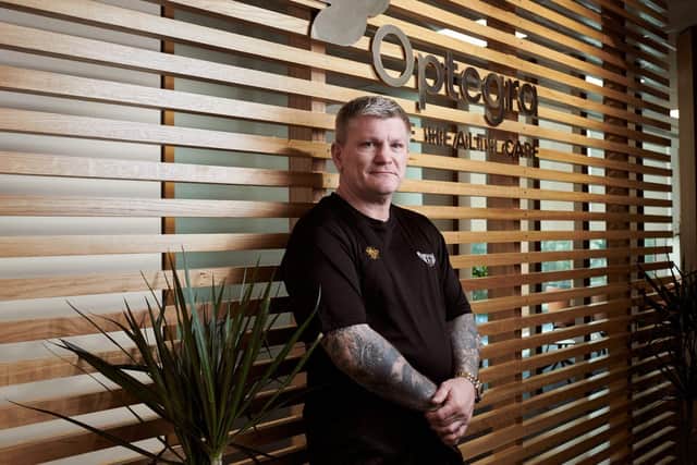 Ricky Hatton had surgery at Optegra