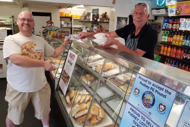 The Pudsey Lottery was set up in the town to encourage people to shop local.
