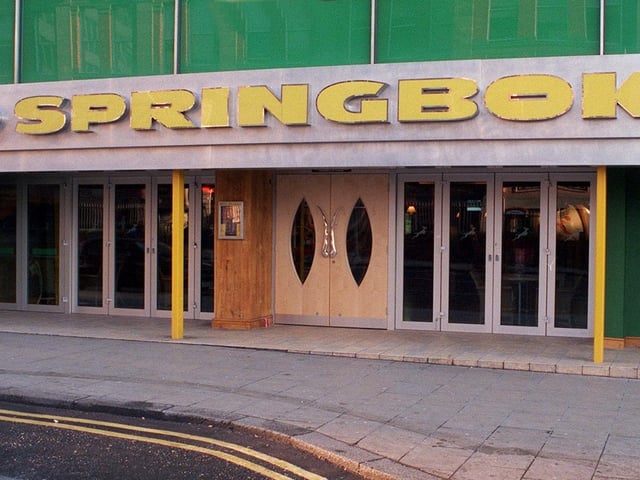 Springbok bar at the Merrion Centre pictured in January 2000.