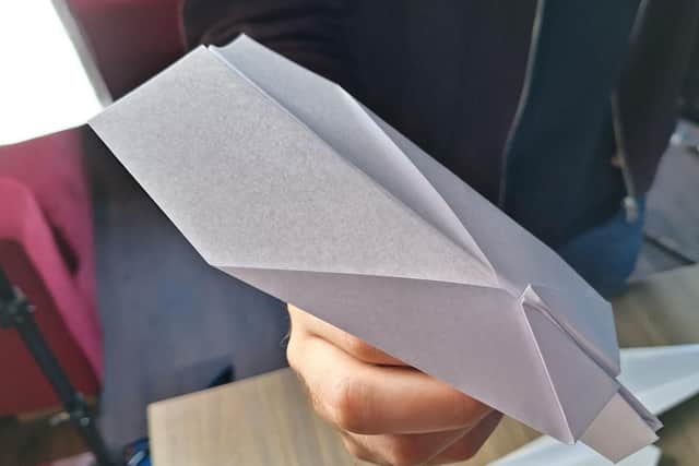 Getting ready for take-off – paper planes of all shapes, sizes and levels of flyability