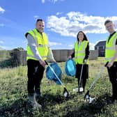 Miller Homes employees launch keep community clean pledge.