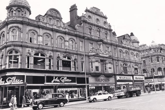 Do you remember these shops? Pictured in September 1975.