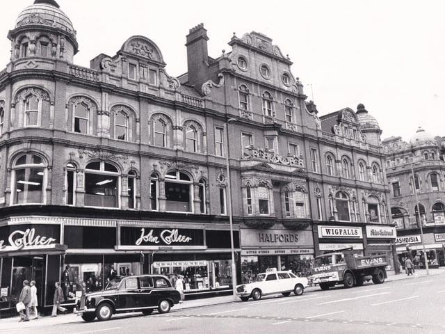 Do you remember these shops? Pictured in September 1975.