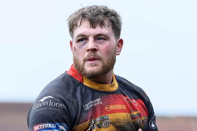 Jack McShane returned to Hunslet ARLFC from Dewsbury Rams midway through the season and has been a key player in their run to the National League Premier Division Grand Final. Picture by Allan McKenzie/SWpix.com.
