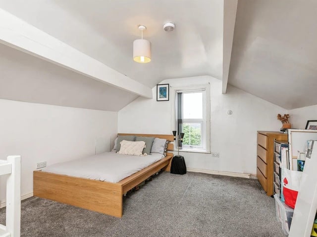 The final bedroom is located on the second floor.