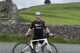 Martin Mansell on one of his bike rides around Yorkshire