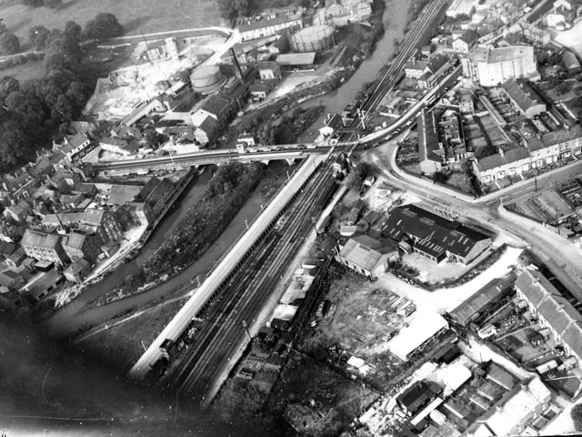 An bird's eye view of... Malton in June 1960.