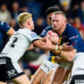 Matt Lodge was one of the few Leeds Rhinos players to impress against Hull FC, according to fan David Muhl. Picture by Allan McKenzie/SWpix.com.