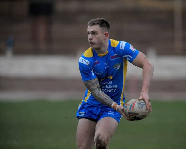 Corey Johnson is a surprise inclusion in Leeds Rhinos' squad for Saturday's game at Catalans Dragons. Picture by Steve Riding.
