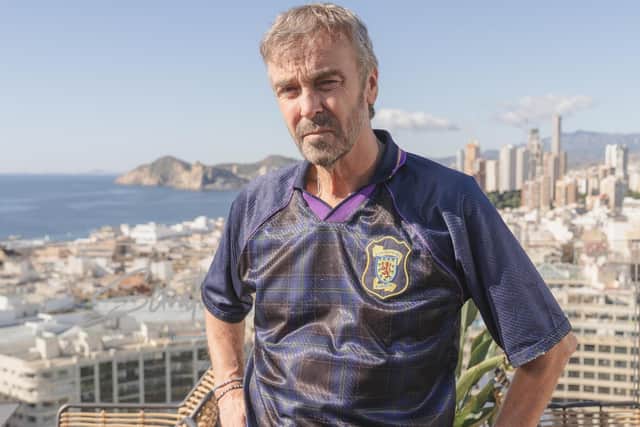 Dennis Crown (John Hannah) is an ex-copper looking for a quiet life in the new Channel 5 drama Benidorm is Murder. (Picture: 5 Broadcasting Ltd/Clapperboard)
