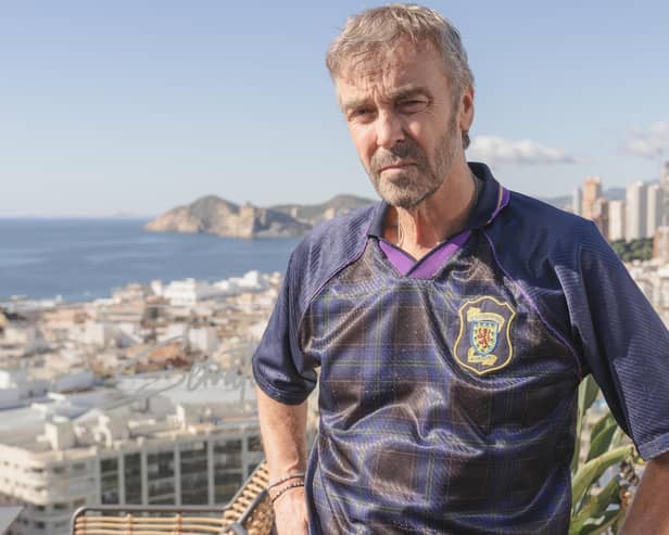 Dennis Crown (John Hannah) is an ex-copper looking for a quiet life in the new Channel 5 drama Benidorm is Murder. (Picture: 5 Broadcasting Ltd/Clapperboard)