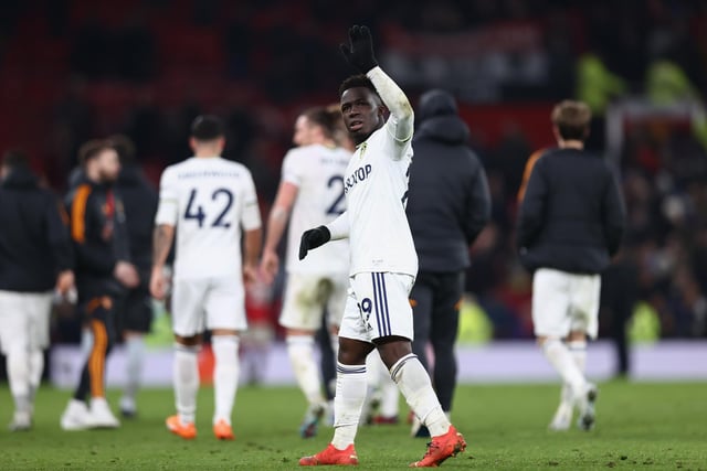The golden boy who struck after just 56 seconds to put Leeds 1-0 up at Old Trafford. Gnonto said afterwards that he's aiming for the same again on Sunday. Yes please. A massively exciting talent who is already Leeds United's star man at just 19 years of age.