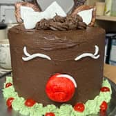 Larchfield's winning Christmas Cake