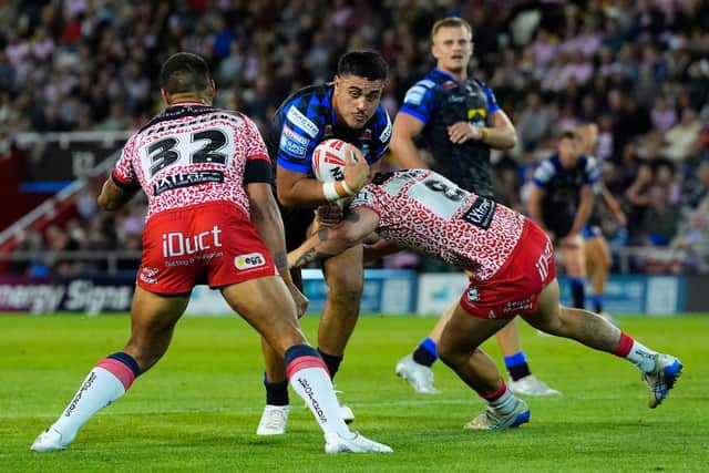 Fan Iain Sharp has been impressed by Keenan Palasia's performances for Leeds Rhinos this season. Picture by Olly Hassell/SWpix.com.