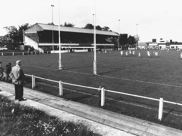 McLaren Field, former home of Bramley Rugby League Club.