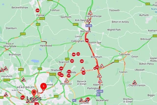 The AA is also reporting significant congestion on the A1(M) and other key routes near the festival site.