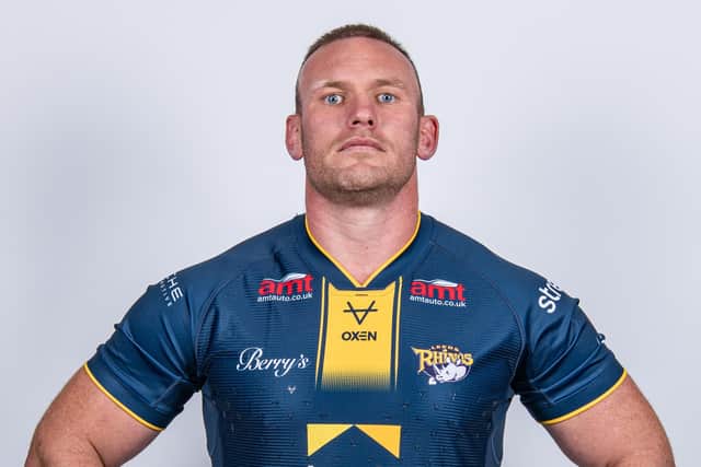 Leeds Rhinos signing Matt Lodge. Picture by Tom Pearson/Leeds Rhinos.