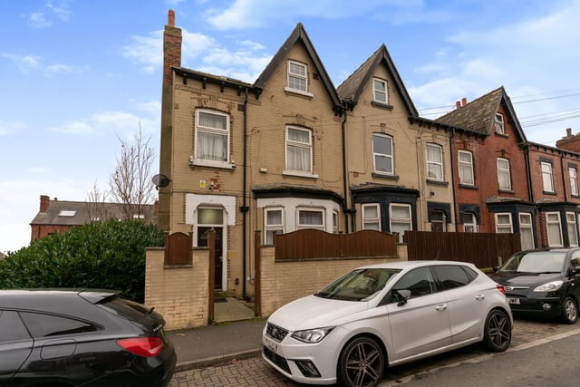 This spacious and well presented six bedroom end terrace home is on the market for £325,000.