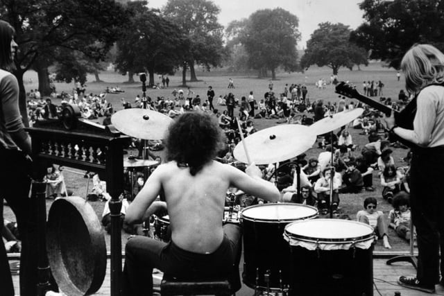 The spirit of Woodstock came to Leeds when 2,000 young people came to hear eight hours of pop music in Yeadon's Nunroyd Park in July 1971. The eight groups taking part played for nothing except expenses. The concert raised about £70 for the Save The Children Fund and was organised by pupils at Aireborough Grammar School, with the support of some of the staff.