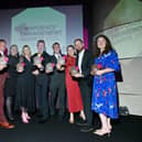 The Lumo and Hull Trains team with partners from the Yorkshire Wildlife Trust, CWA, Metrocentre and Go North East