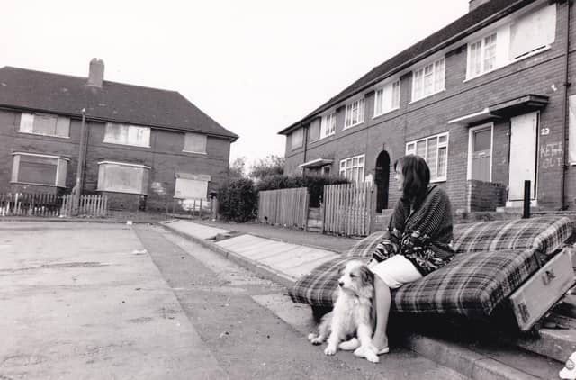 A road that was dubbed 'the street of shame' was given the Brookside treatment. Amberton Garth was said in 1992 to be the street that no-one - not even the homeless - wanted to live in.