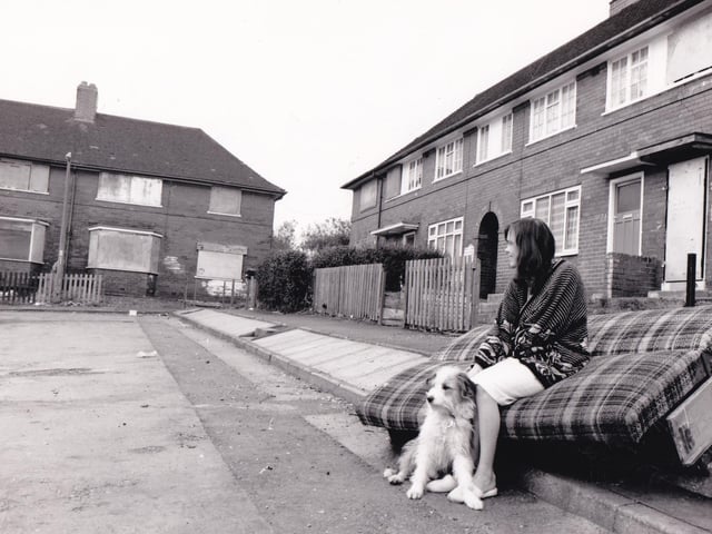 A road that was dubbed 'the street of shame' was given the Brookside treatment. Amberton Garth was said in 1992 to be the street that no-one - not even the homeless - wanted to live in.