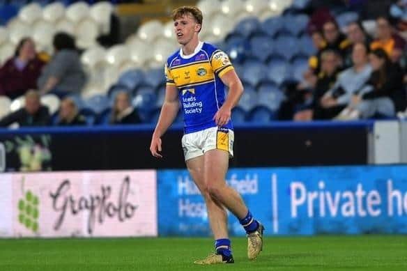 Ned McCormack, seen during last week's win at Huddersfield Giants, is set to make way for the returning Max Simpson against Catalans Dragons. Picture by Jonathan Gawthorpe.