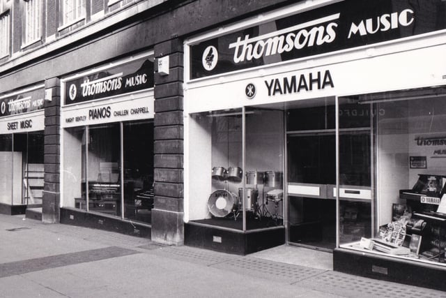 Thomsons Music Centre opened on The Headrow in March 1982.