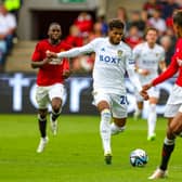 NEW THINKING: For Georginio Rutter at Leeds United, the record signing pictured durind Wednesday's pre-season friendly against Manchester United in Oslo.