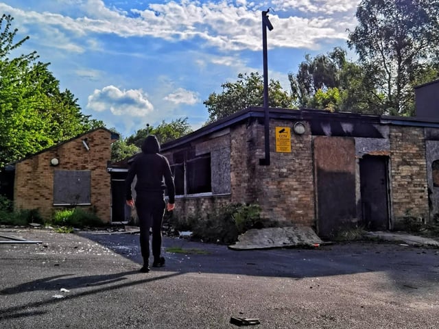 The site sits derelict, dilapidated and fire damaged in South Kirby.