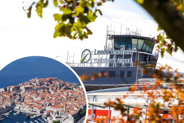 TUI has added new flights from Leeds Bradford Airport to Dubrovnik in Crotia, pictured inset.