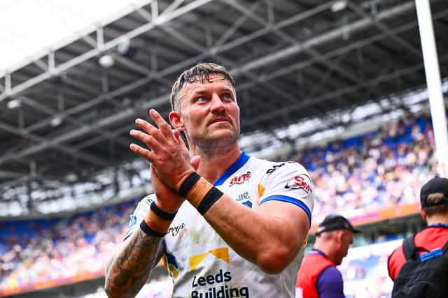 Leeds Rhinos forward Chris Hankinson will miss this weekend's derby against Bradford Bulls after failing a head injury assessment. Picture by Olly Hassell/SWpix.com.