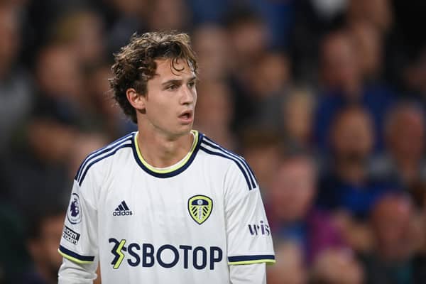 Leeds United midfielder Brenden Aaronson will represent the United States over the international break (Photo by Michael Regan/Getty Images)