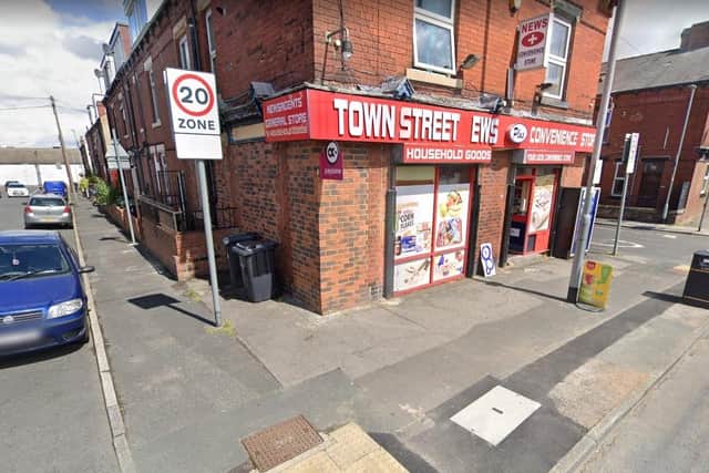 The new managers of Town Street News, on Town Street in Armley, have applied to the city council for a licence to sell alcohol (Photo: Google)