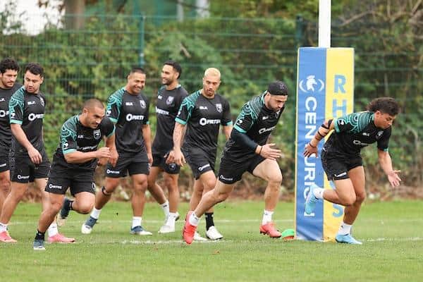 New Zealand have been preparing for Saturday's game at Rhinos' Kirkstall training base. Picture by John Clifton/SWpix.com.