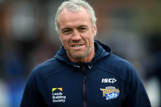 Brian McDermott seen in 2018 during his time as Leeds Rhinos coach. Picture by Jonathan Gawthorpe.