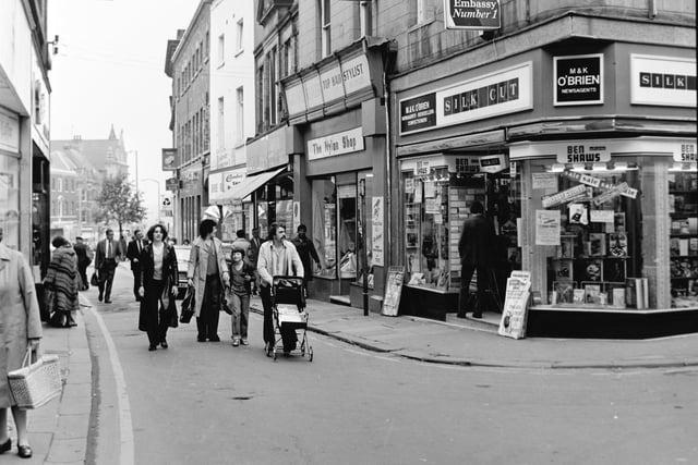 Silver Street in the 1980s.