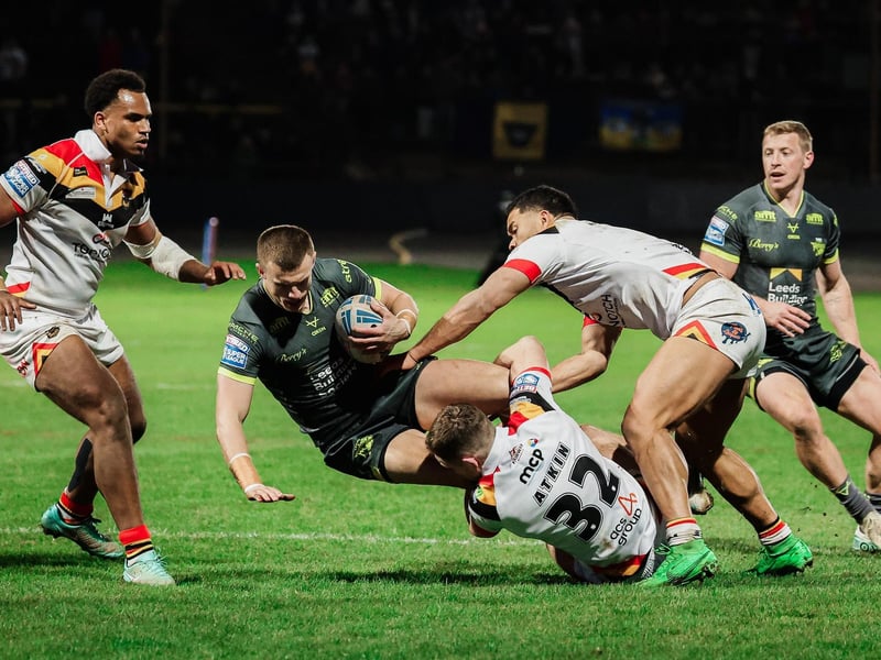 The Rhinos captain needs eight points to reach 500 in Super League, all for Leeds.