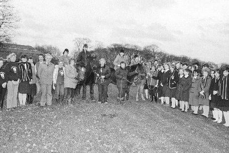 Wakefield Girls High School's Ackworth ride in aid of disabled people.