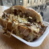 The Faux Philly, a vegan steak sandwich from The Cheese Yard at Trinity Kitchen, Leeds, is a culinary marvel and a scientific innovation.