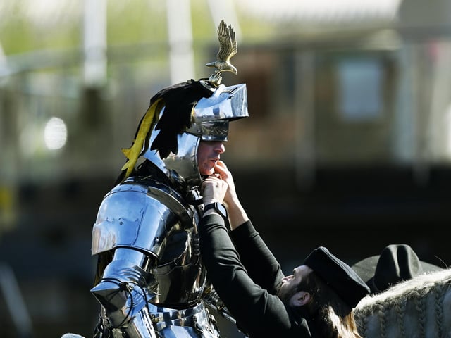 Jousters prepare for The Royal Armouries International Jousting Competition