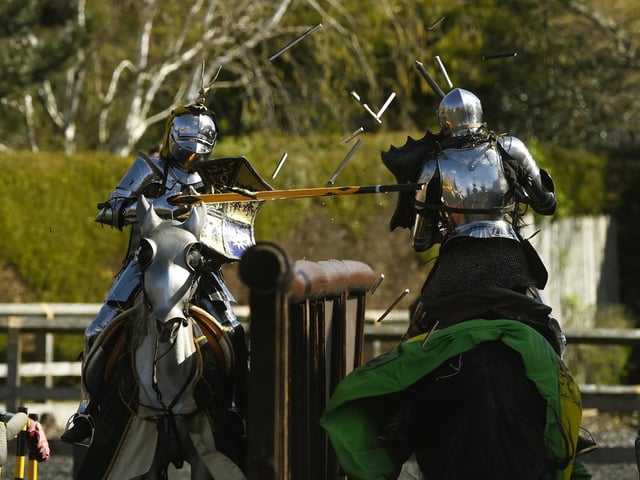 Jousters prepare for The Royal Armouries International Jousting Competition
