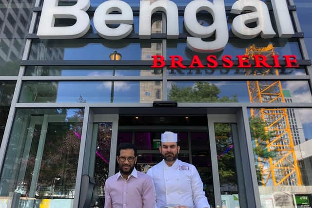 Bengal Brasserie managing director Malik Miah and chef