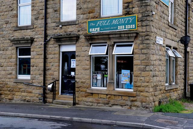 The Full Monty Cafe, in Victoria Road, Morley, near where the incident happened.