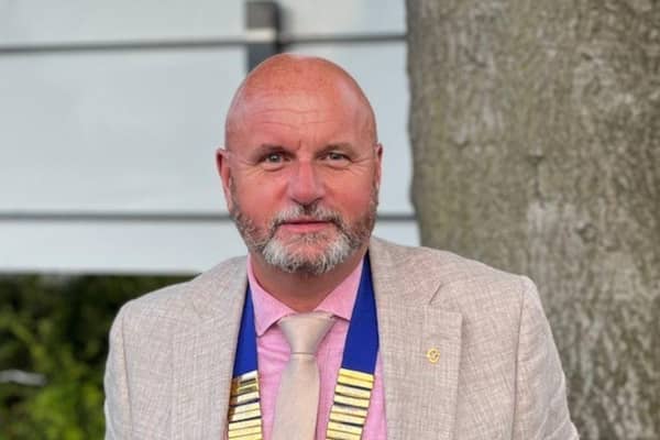 Mark Dobson will stand down from his role as President of Garforth and District Lions  