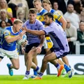 Lachie Miller - pictured - and Kallum Watkins will be Leeds Rhinos' co-captains at Hull FC on Saturday. Picture by Allan McKenzie/SWpix.com.