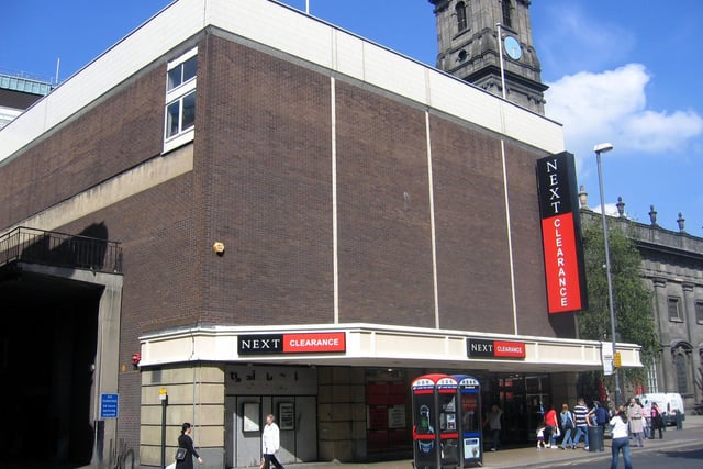 Many people will remember the former C&A building that stood in Boar Lane to the west of Holy Trinity Church. Next Clearance moved into the vacated building for a few years until it was demolished as part of the Trinity Leeds scheme. Pictured in September 2004.