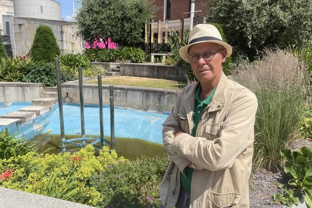 Mr Fawcett previously complained that the fountain had been reduced to a "foul, stinking mess".