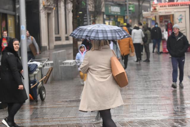 A yellow weather warning has been issued as heavy rain is expected to batter Leeds today (September 12) which could cause flooding and disruption. Photo: Gary Longbottom.